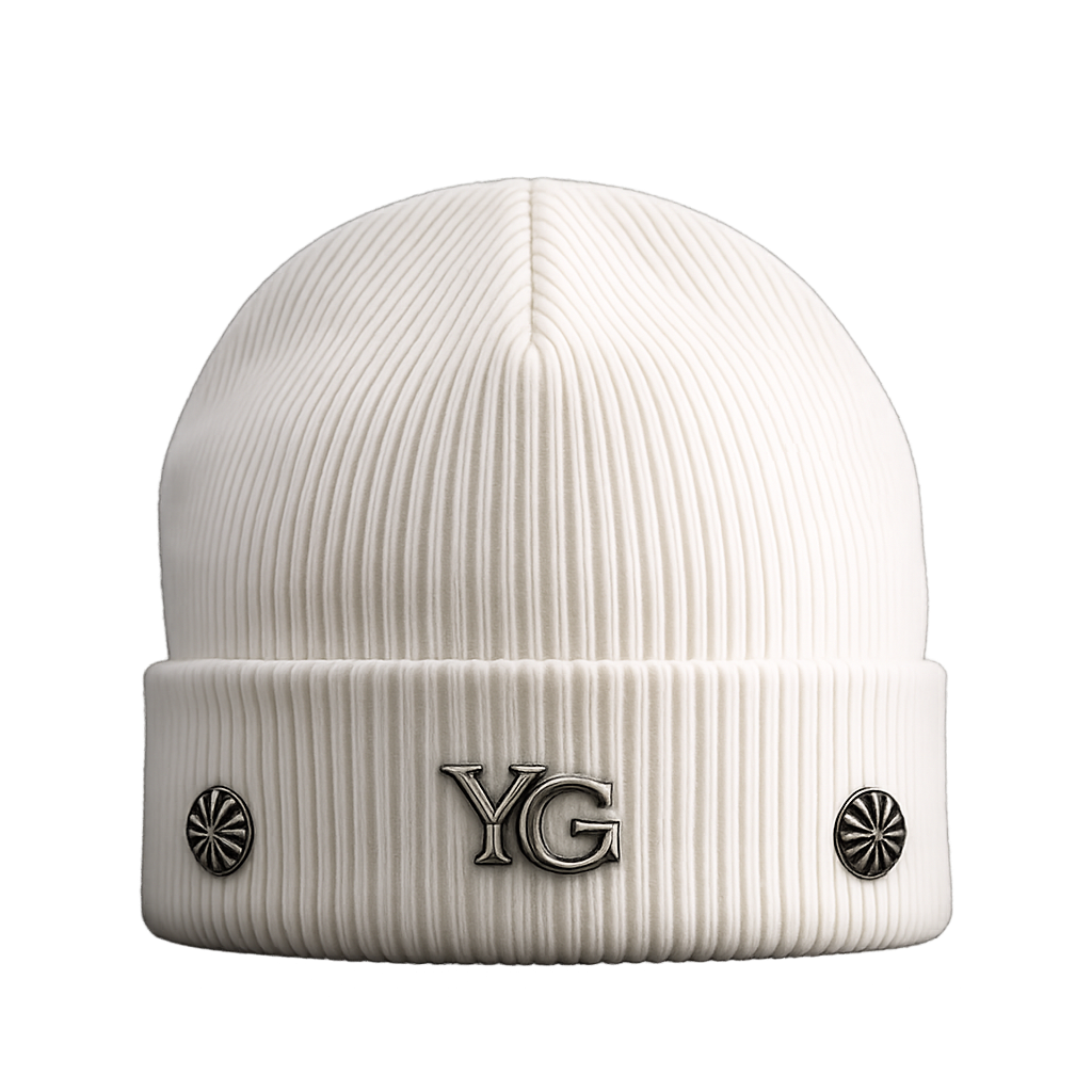 Hardware Logo Beanie (White)