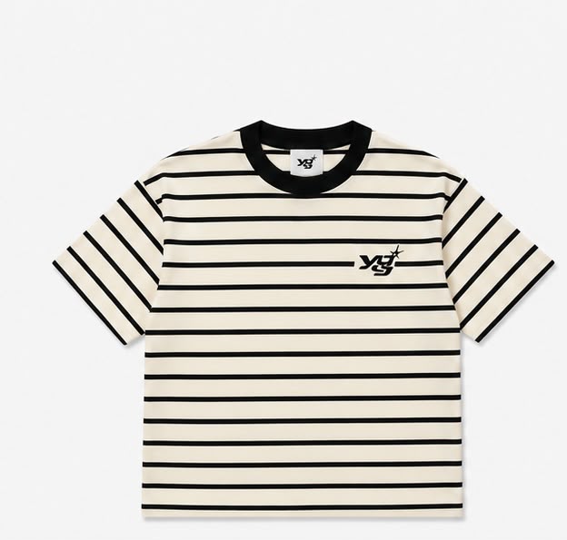 Signature Striped Tee (Cream)